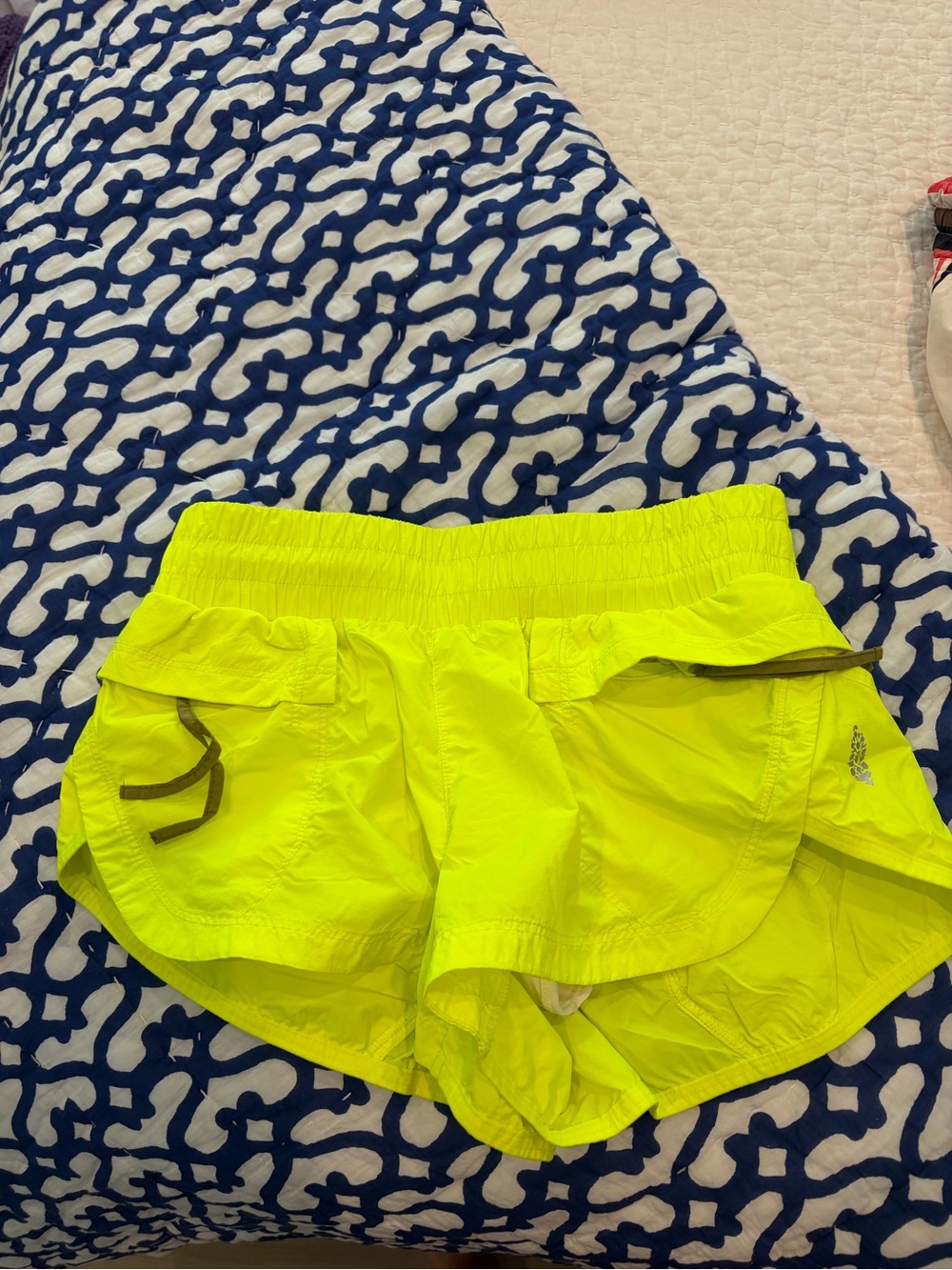 FP Movement by Free People Neon Yellow Athletic Running Shorts
